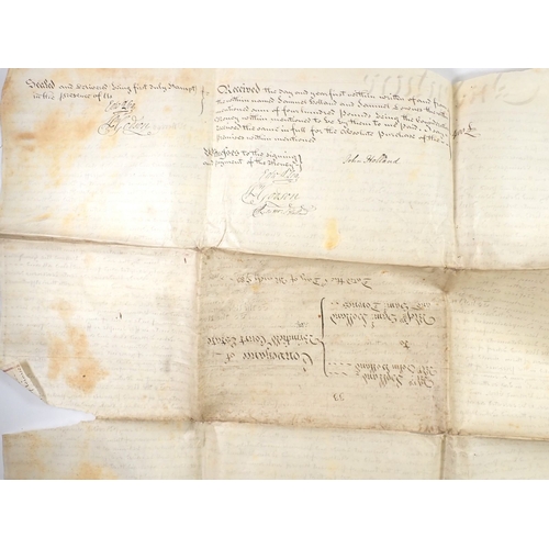 658 - A Conveyance document for Brimsfield Court Estate 1783 signed John & Ann Holland