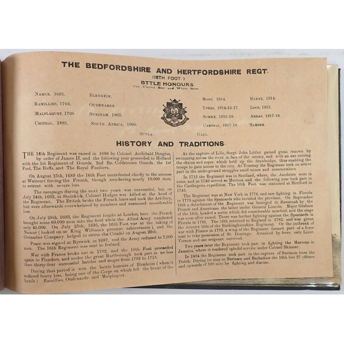 661 - The Bedfordshire and Hertfordshire Regiment 2nd Battalion album Kamptee Camp, 1923-24 with photos by... 