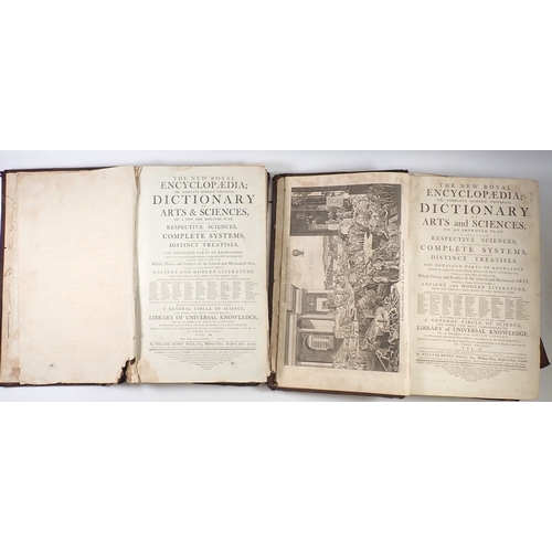 678 - The New Royal Encyclopedia or Complete Modern Universal Dictionary of Arts and Sciences, Vol I and V... 