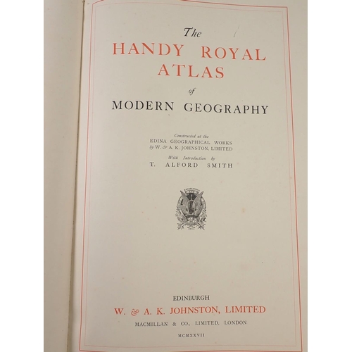 680 - The Handy Royal Atlas, W & A K Johnston Ltd.