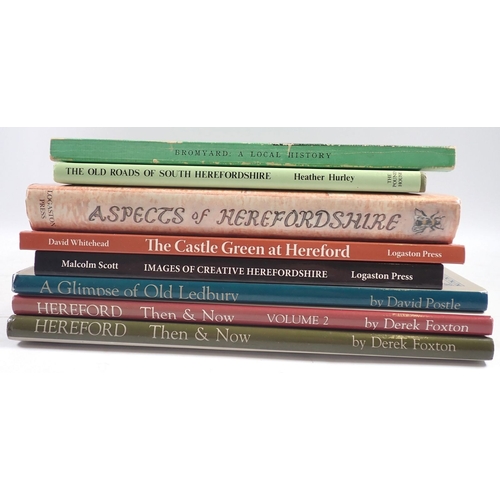 695 - A group of books on Ledbury and Hereford