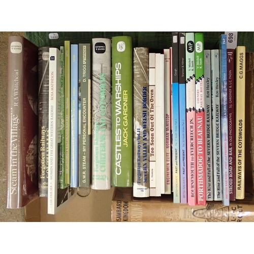 698 - A group of Railway interest books including Isambard Kingdom Brunel by LTC Rolt, The Great Western R... 