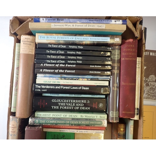 703 - A group of books on Gloucestershire and The Forest of Dean including Manual of Gloucestershire Liter... 