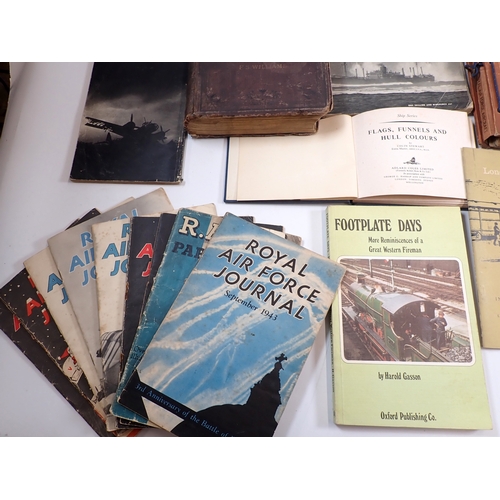 602 - A group of books on railways and aircraft including Our Iron Roads by F S Williams 1883, eight Royal... 