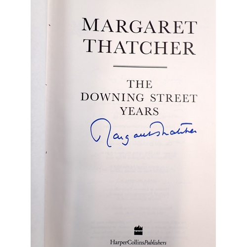 624 - Three autobiographies including Margaret Thatcher - signed, Jonny Wilkinson and David Jason