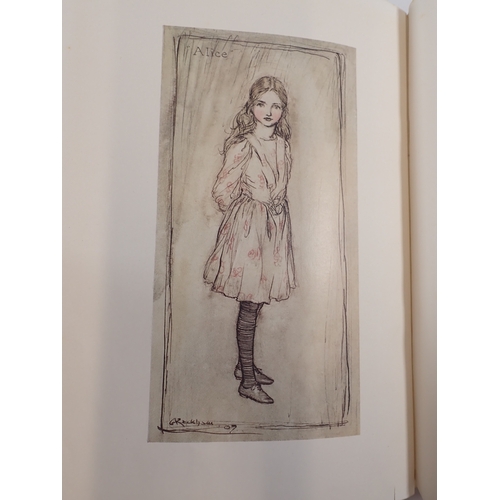 632 - Alice's Adventures in Wonderland by Lewis Carroll illustrated by Arthur Rackham with a 'Proem' by Au... 