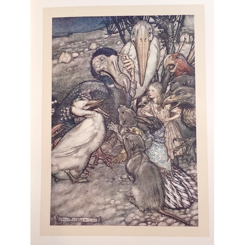 632 - Alice's Adventures in Wonderland by Lewis Carroll illustrated by Arthur Rackham with a 'Proem' by Au... 