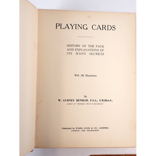 636 - Playing Cards by Benham together with other card and games titles including Hoyle