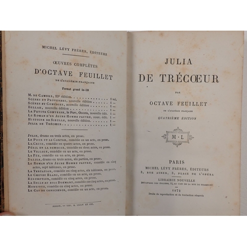 677 - 'Julia de Trecoeur' by Octave Feuillet 1872 fourth edition published Michel Levy Freres