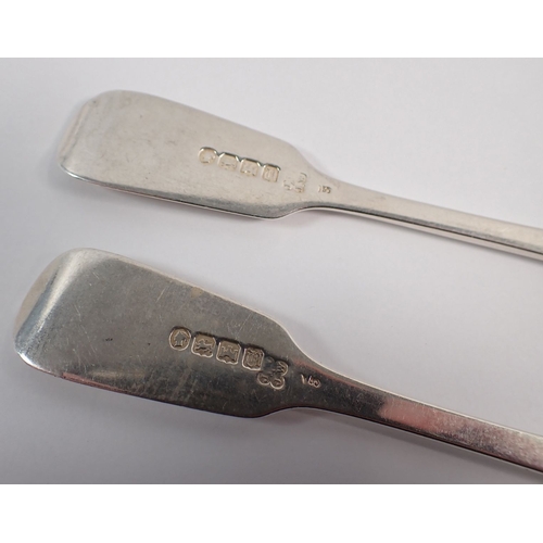 190A - Two silver forks, Exeter 1856 by Josiah Williams & Co, 96g