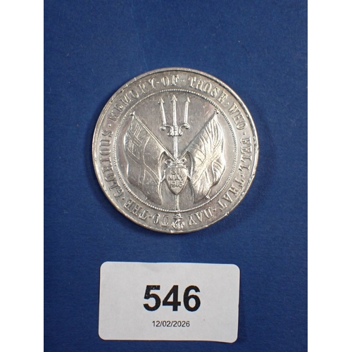 546 - A Battle of Jutland 1916 silver medal