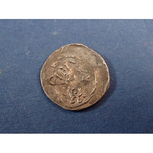 549 - A Friedrich II Von Hohenstaufen hammered silver dernier, Holy Roman Emperor 1215-1250 AD