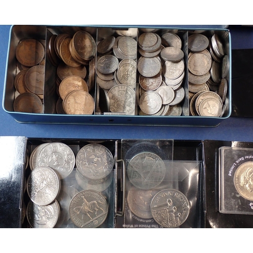 568 - A collection of British pre-decimal and decimal coins and banknotes including Victoria - Elizabeth I... 