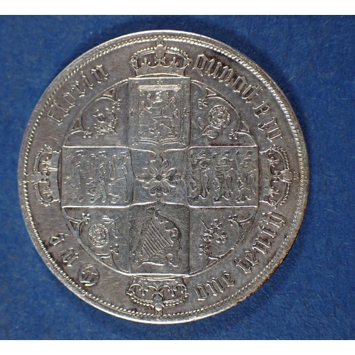 584 - A Victoria silver Gothic florin 1874