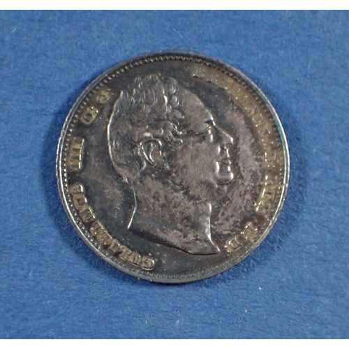 590 - A William IV 1835 silver sixpence Cond: VF-EF