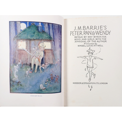 697 - J M Barrie's Peter Pan & Wendy illustrated by Mabel Lucie Attwell, described as The Edition for Boys... 