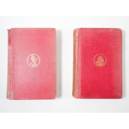 707 - Two books - Alice's Adventures in Wonderland 1912 and Alice Through the Looking Glass 1911 - Lewis C... 