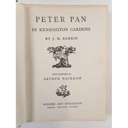 766 - Peter Pan illustrated by Arthur Rackham and four other children's books