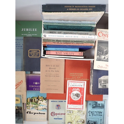 769 - A collection of local guides and history books relating to The Wye Valley, Chepstow, Newport, Aberga... 