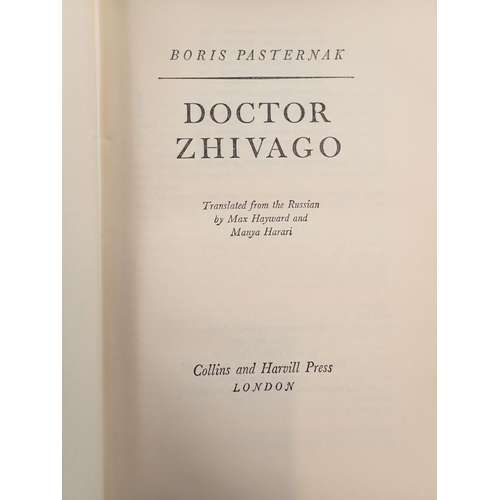 778 - Doctor Zhivago by Boris Pasternak, published Collins and Harvill April 1959, 14th impression