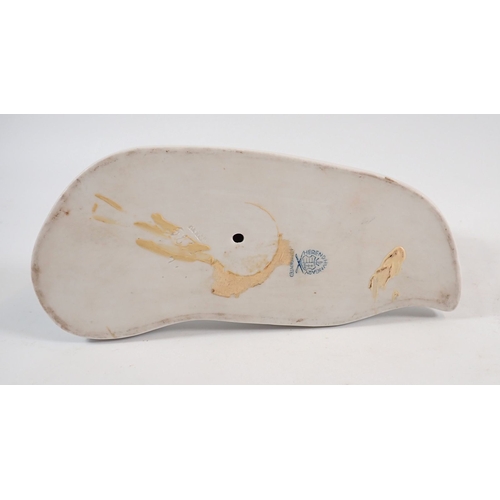 150 - A Herend porcelain white horse, 17cm high
