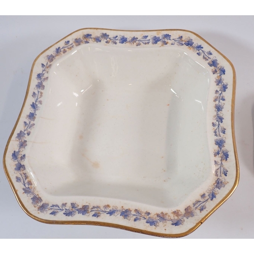 154 - A New Chelsea Vinery serving set including two tureens, two ladles etc.