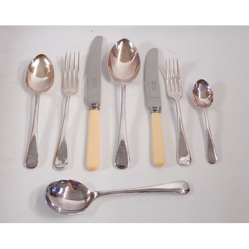 205 - A Garrard & Company Ltd six person canteen of cutlery