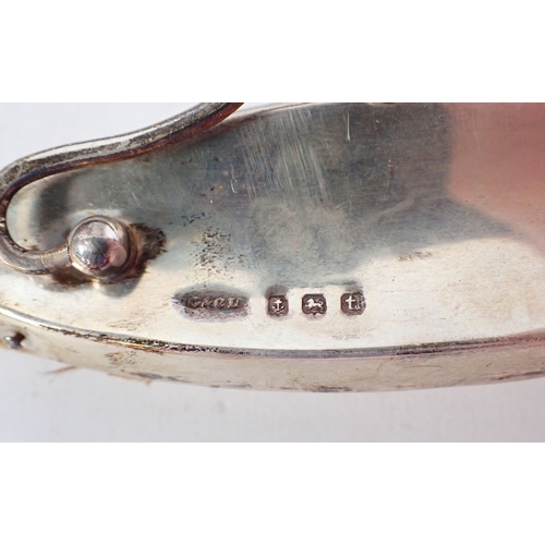 215 - A cased six piece silver manicure set, Birmingham 1918 by Green & Cadbury Ltd