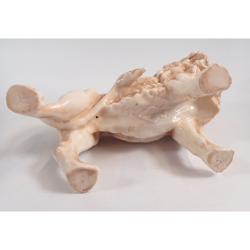 42 - A Rudolstadt Works lion, 12cm high