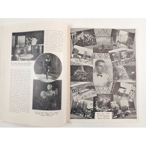 455 - A Metropolis original film programme - premier presentation at Marble Arch Pavillion London, Monday ... 