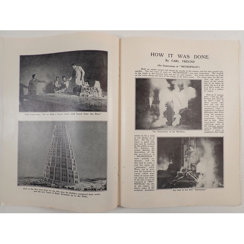 455 - A Metropolis original film programme - premier presentation at Marble Arch Pavillion London, Monday ... 