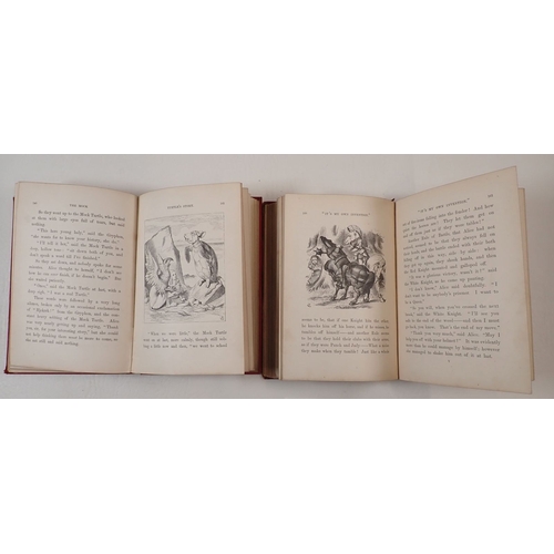 481 - 'Alices Adventures in Wonderland' 1881 together with 'Through the Looking Glass and What Alice Found... 