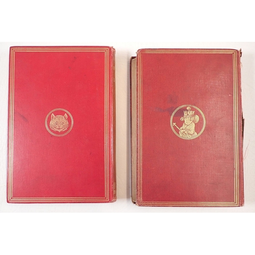 481 - 'Alices Adventures in Wonderland' 1881 together with 'Through the Looking Glass and What Alice Found... 