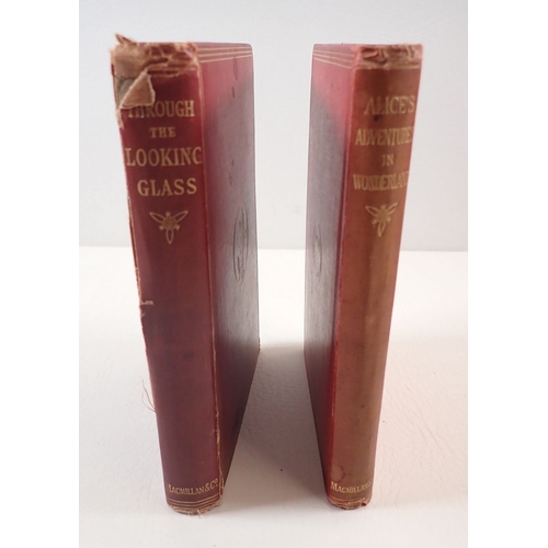 481 - 'Alices Adventures in Wonderland' 1881 together with 'Through the Looking Glass and What Alice Found... 