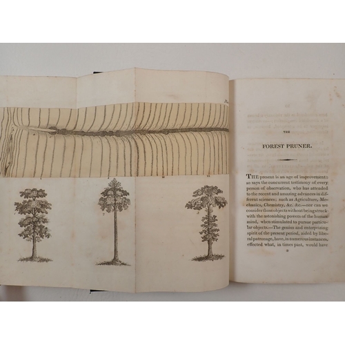492 - Two volumes The Forest Prunes and The Profitable Planter by William Pontey 1810 and 1812, uniformly ... 