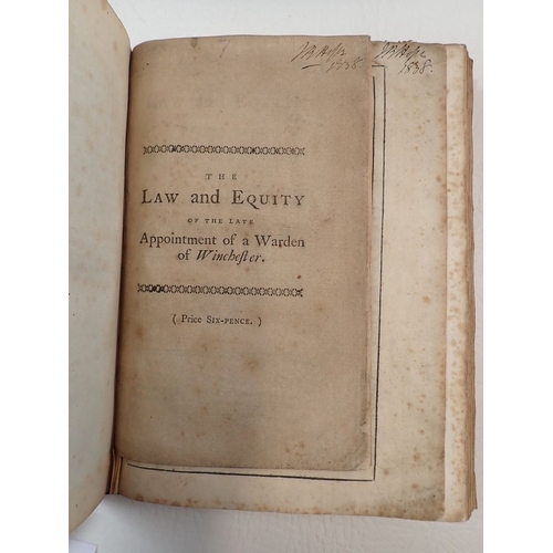 506 - The Case of Exeter-Colledge in the University of Oxford Relaced and Vindicated, London 1691