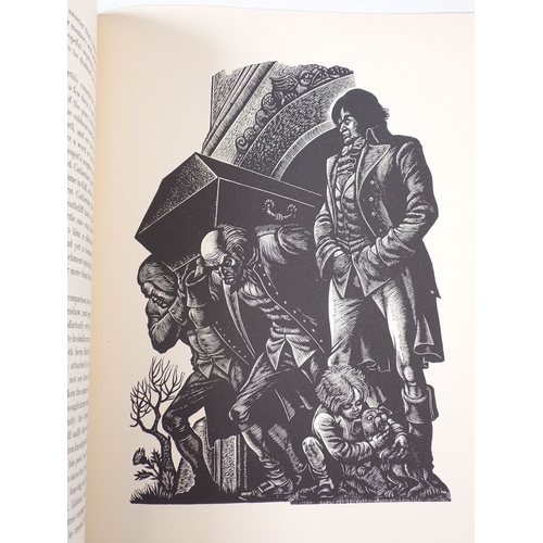 508 - Wuthering Heights by Emily Bronte, wood engravings by Fritz Eichenberg, published by Random House, N... 