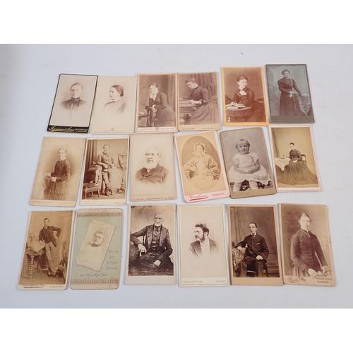 464 - A collection of Carte De Visite including historical portraits, views of Salisbury