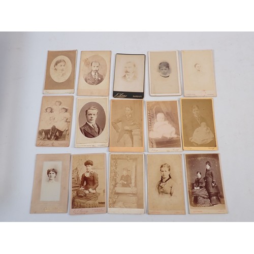 461 - A collection of Carte De Visite and tin type photographs