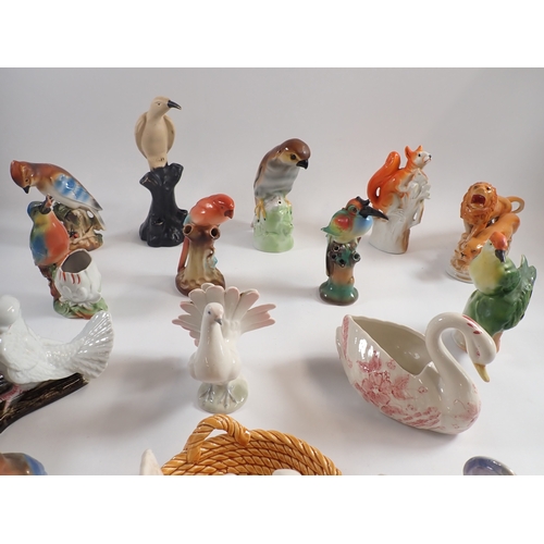 15 - Various Art Deco stylised animal ornaments, tallest 23cm