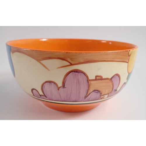 41 - A Newport Pottery Clarice Cliff Bizarre 'Fantasque' bowl, 15cm diameter