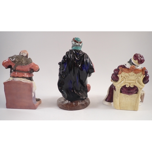 48 - Three Royal Doulton figures - Old King Cole HN2217, Good King Wenceles HN2118 and Falstaff HN2054