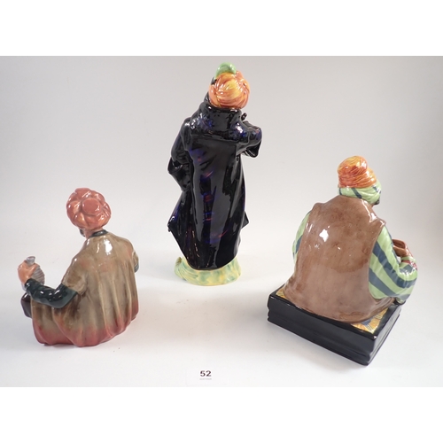 52 - Three Middle Eastern Royal Doulton figures - The Cobbler HN1706, Omar Khayyan HN2247 and Blue Beard ... 