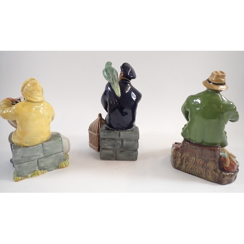 60 - Three Royal Doulton figures - Shore Leave HN2254, A Good Catch HN2258 and The Boatman HN2417