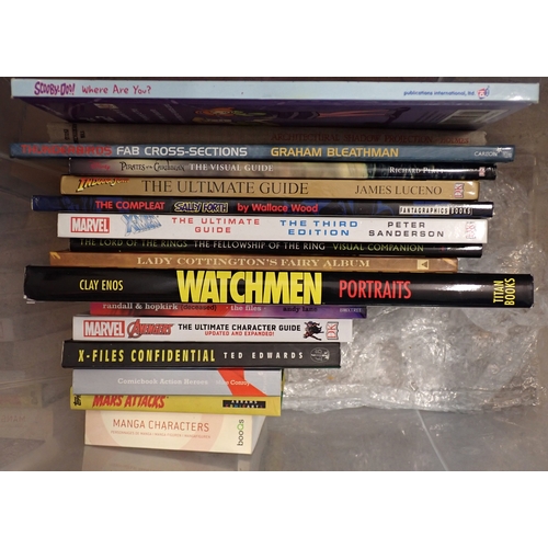 630 - A collection of sci-fi, comic and film books