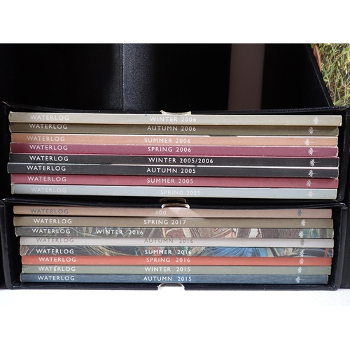 631 - A complete set of Waterlog Magazines 1 to 100 - of fishing interest, in slip cases