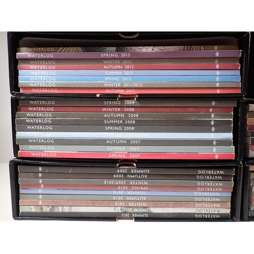 631 - A complete set of Waterlog Magazines 1 to 100 - of fishing interest, in slip cases