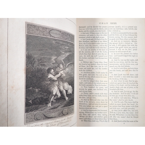 679 - The Holy Bible by James Fitter published in two volumes by R Bowyer in 1795