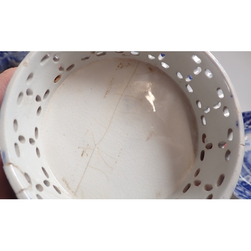 17 - A collection of Copeland Spode Italian including large twin handled 'Auld Lang Syne' loving cup, han... 