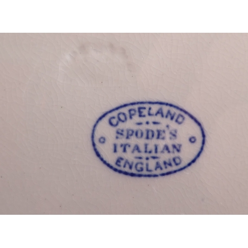 17 - A collection of Copeland Spode Italian including large twin handled 'Auld Lang Syne' loving cup, han... 
